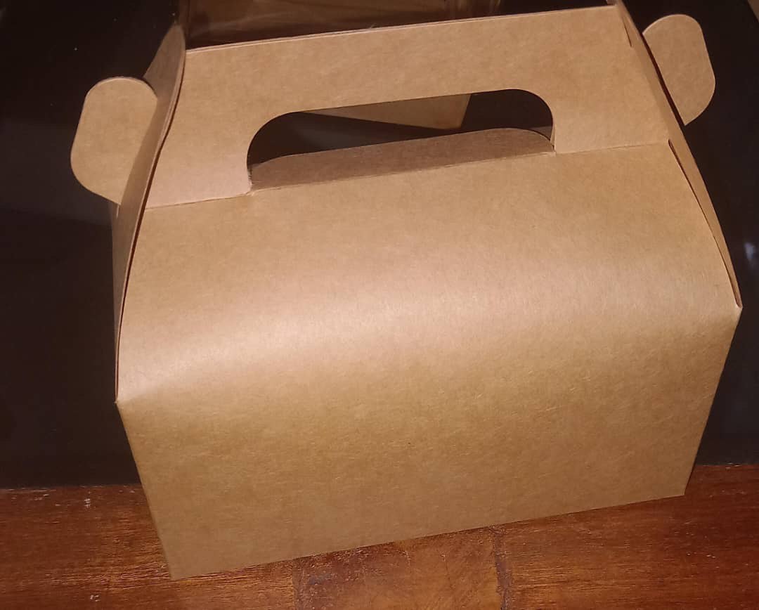 boite menu en carton kraft 1400ml